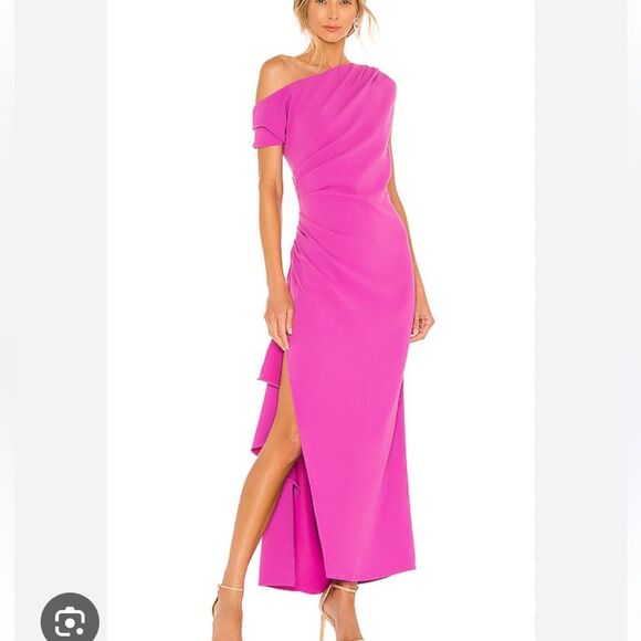 Elliatt X REVOLVE Gwenyth Dress Orchid pink
Asymmetrical One Shoulder Gown S - Picture 1 of 10